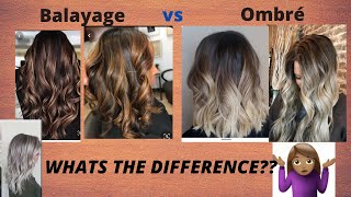 Balayage vs Ombre What is the Difference [upl. by Jobi231]