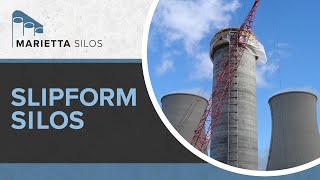 Concrete Silo Construction Methods  Slipform Silos [upl. by Imot319]