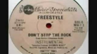 Freestyle  Dont Stop The Rock whit lyrics [upl. by Gusella]