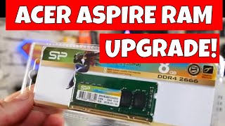 How To Upgrade Acer Aspire A515 RAM To 16GB With Silicon Power Lifetime warranty SODIMM [upl. by Annavahs405]