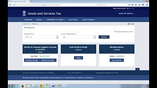 eReturn GSTR1  File GSTR1 Easy Way  GST Return  Prepare amp Upload GSTR1 [upl. by Hengel]