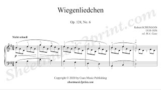 Schumann  Wiegenliedchen op 124 no 6 [upl. by Majka20]