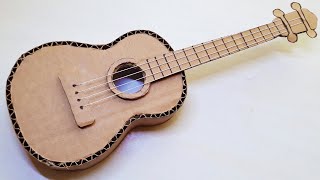 KARTONDAN GİTAR YAPIMI   How to make a guitar from cardboard [upl. by East741]