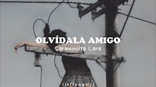 olvídala amigo — carmencita lara — letra [upl. by Gader996]