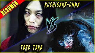 👉 resumen KUCHISAKE ONNA vs TEKE TEKE  leyendas Japonesas  Ahora te cuento [upl. by Jolene]