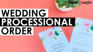 How To Order Your Wedding Ceremony Processional [upl. by Bartlett]