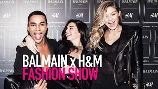 Watch BALMAIN x HampM Fashion Runway Show Full HD  MODTV [upl. by Tugman]