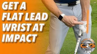 HOW TO GET A FLAT LEAD WRIST AT IMPACT [upl. by Amata]