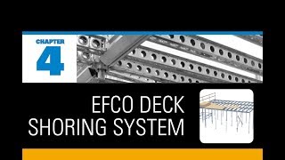 Installation of the EFCO DECK Shoring System Imperial [upl. by Saunderson]