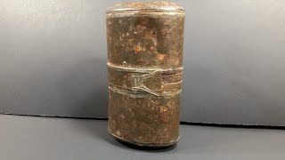 18991902 British Emergency Ration Field Service Oldest MRE Beef Eaten Survival Food Review Test [upl. by Banwell]