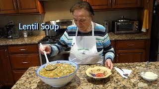 Italian Grandma Makes Lentil Soup [upl. by Leler]