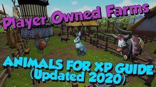 199120 Player Owned Farms XP Guide Runescape 3 Updated for 2020 [upl. by Merrilee]