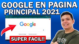 ✅ Como Poner Google Como Pagina Principal o Inicio  Configurar Google Chrome Pagina De Inicio 2021 [upl. by Richarda]