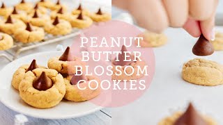 Peanut Butter Blossom Cookies  Zested Food [upl. by Teddie]