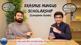 ERASMUS MUNDUS SCHOLARSHIP Complete Guide How to apply Eligibility Benefits and More  ENG SUBS [upl. by Towroy600]