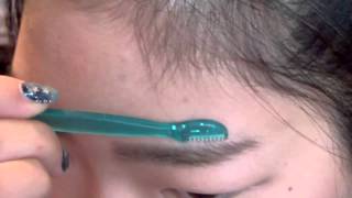 TUTORIAL HOW TO Straight Brows From Arched [upl. by Trilley]