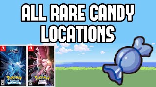 All Rare Candy Locations in Pokemon Brilliant Diamond amp Shining Pearl [upl. by Clotilde]