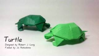 Origami Turtle Robert J Lang [upl. by Ainez380]