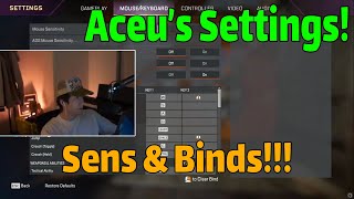 Aceu Finally Revealed his Apex Settings [upl. by Enyak]