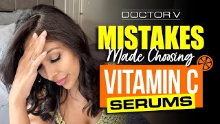 Doctor V  Mistakes Made When Choosing Vitamin C Serums  Skin Of Colour  Brown Or Black Skin [upl. by Alysoun]