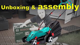 Bosch Rotak 370 ER Assembly Instructions and Unboxing 🛠 No Tools Needed [upl. by Reteid]