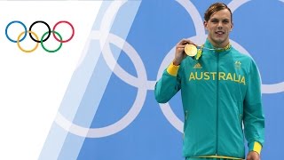 Australias Chalmers wins gold in Mens 100m Freestyle [upl. by Williamsen833]