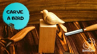 Bird Carving Tutorial for Beginners [upl. by Eniac620]