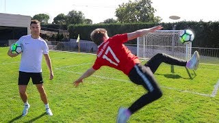 CROSSBAR CHALLENGE vs CRISTIANO RONALDO [upl. by Abercromby90]