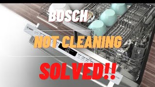 ✨ BOSCH Dishwasher NOT CLEANING — EASY FIX ✨ [upl. by Yrdua]