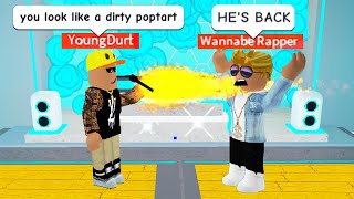 RAP BATTLING as a ROBLOX RAP GOD [upl. by Kenneth]