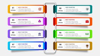 Create 8 options Infographic Slide in PowerPoint [upl. by Mancino513]