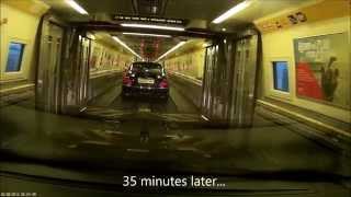 Driving the Channel Tunnel  Folkestone to Calais [upl. by Kyne]