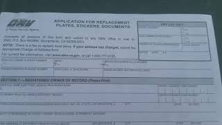 How To Get A Replacement Registration Card [upl. by Acenes938]