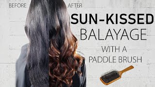 HOW TO BRUSH BALAYAGE  BEAUTY BY DN [upl. by Shelden]