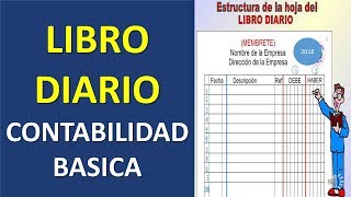 Contabilidad Basica El libro diario [upl. by Weathers]