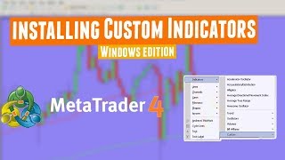 How to load and install indicators on MetaTrader 4 [upl. by Gent]