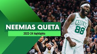 Neemias Queta Boston Celtics  202324 NBA highlights [upl. by Eggett]