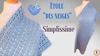 TUTO CROCHET ETOLE DES NEIGES [upl. by Yeltrab730]