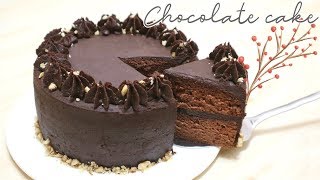 【特濃】榛子朱古力生日蛋糕 Nutella Chocolate Cake Recipe ＊Happy Amy [upl. by Hankins]