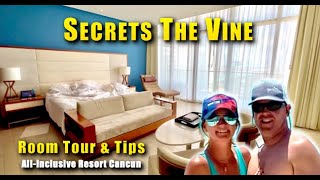 Secrets the Vine CANCUN Room Tour and 5 TIPS 👍 [upl. by Yvon]