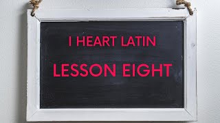 I Heart Latin  Lesson 8 3rd Declension Adjectives Adjectives Governing Case [upl. by Farl]