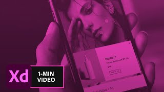 How to Design an Overlay in Adobe XD  Adobe Creative Cloud [upl. by Shuler]