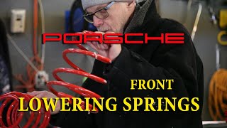 Porsche 986 amp 996 Lowering Springs Part 1 Front [upl. by Airehc]