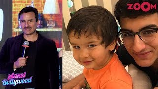 Saif Ali Khans HILARIOUS answer on what would he do if Taimur amp Ibrahim like the same girl at a pub [upl. by Annatsirhc]