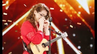 Mandy Harvey Deaf Singer Gets Simons GOLDEN BUZZER on Americas Got Talent [upl. by Isdnyl]