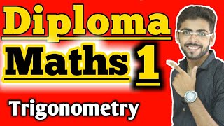 diploma 1st year maths trigonometry  diploma maths 1 in hindi  diploma maths 1 trigonometry [upl. by Haynor356]