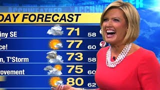 Weather Reporter Cant Believe This Happened [upl. by Petrie]