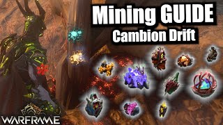 Mining GUIDE For Cambion Drift  Warframe [upl. by Atiuqehc]