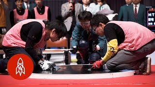 The Freakishly Fast World of Robot Sumo [upl. by Nessie]