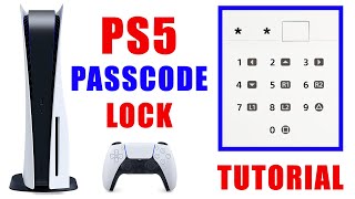 PS5 Passcode Lock  How to Set Playstation 5 Password Pin Lock for User Accounts [upl. by Wichern]